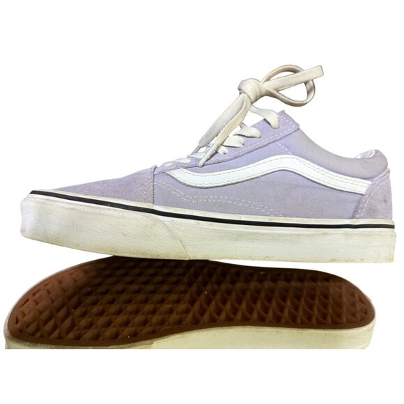 Vans Old Skool Languid Lavender Suede Sneakers Womens 7 Mens 5.5 Classic Style - Picture 13 of 16